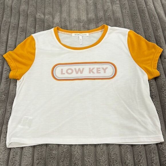 BCBGeneration Low Key Crop Top - Picture 1 of 4